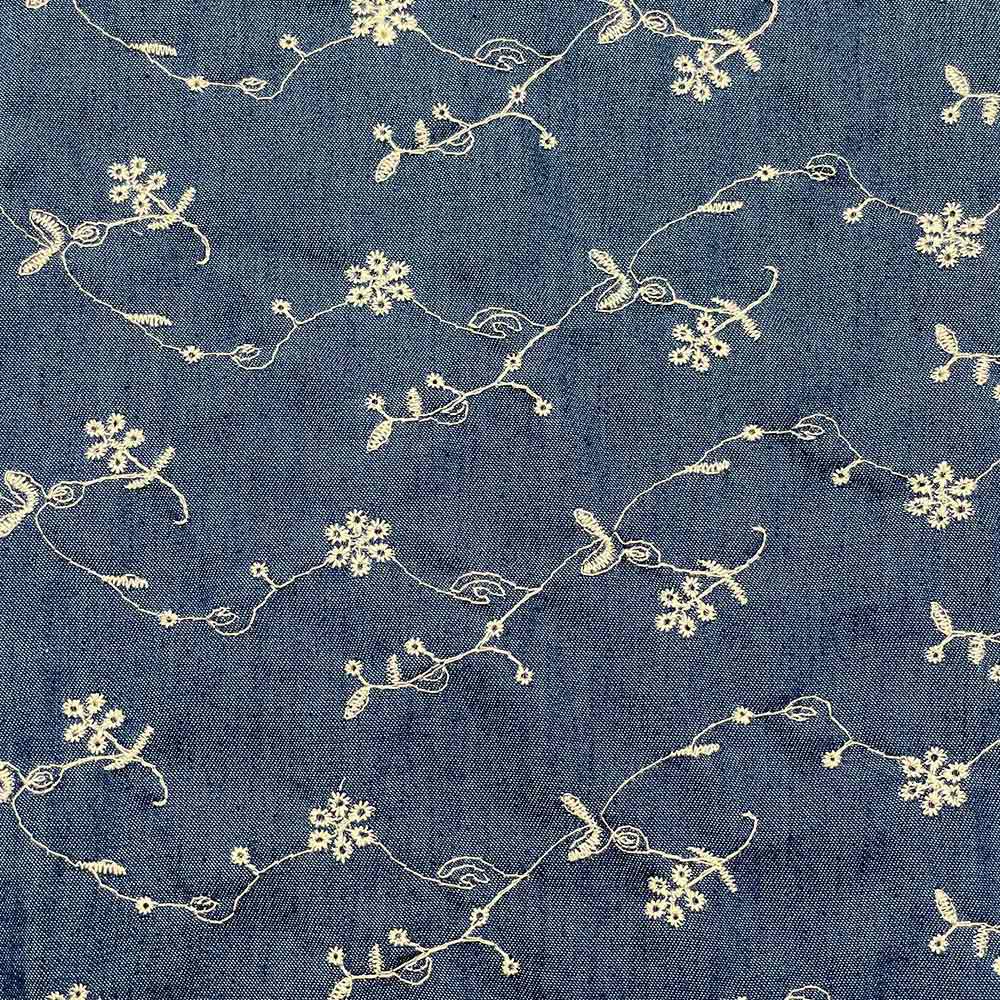 Floral Denim EMB -3